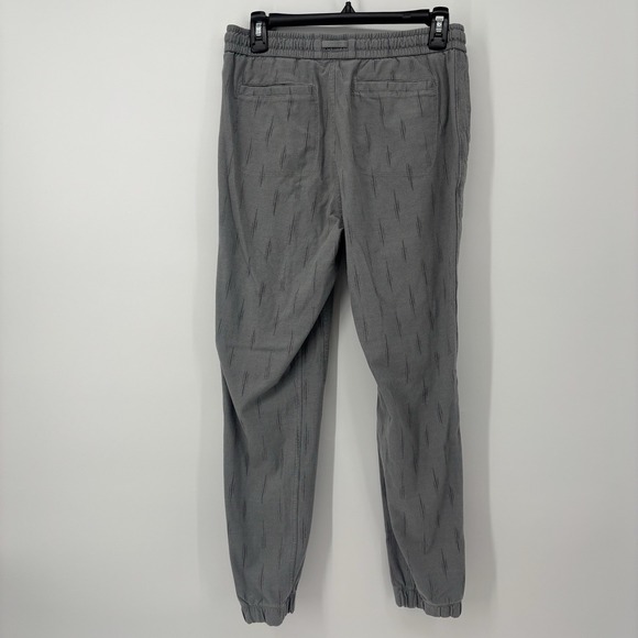 Athleta Farallon Printed Jogger Pants‎ Womens Size 6 Gray Pockets - Picture 2 of 11